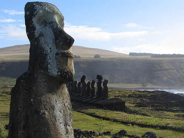 Moai on Easter Island