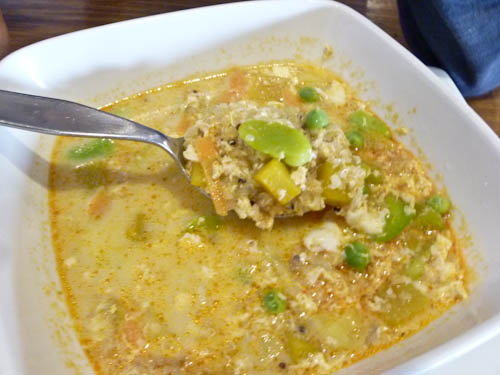 quinoa soup (sopa de quinoa)