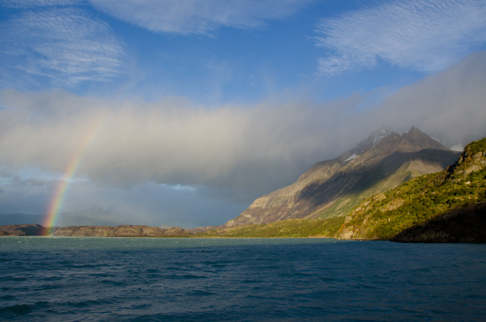 A Rainbow over Lake Nordenskjöld, Torres del Paine, Chile