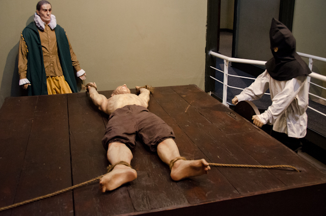 Images of torture - Inquisition Museum - Lima, Peru