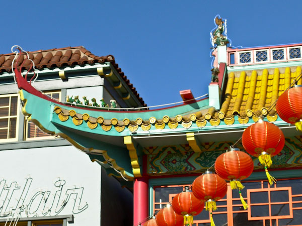 Building in Chinatown, Los Angeles
