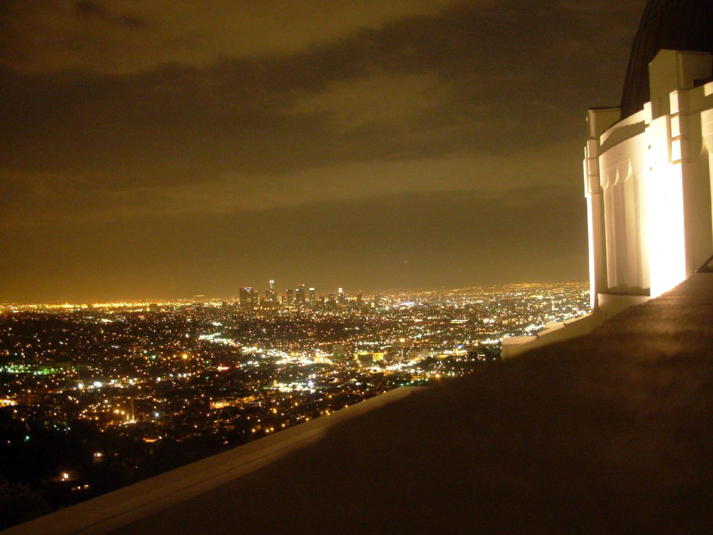 Los Angeles, Griffith Park, by night