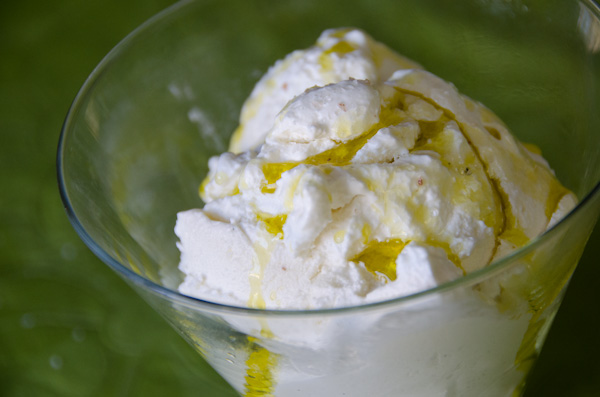 Recipe: Homemade vanilla bean ice cream (with olive oil and sea salt!)