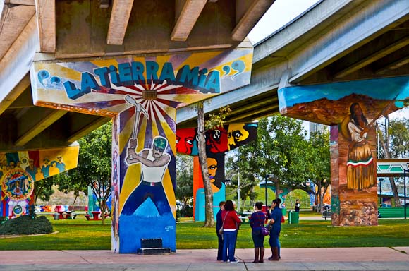 Visiting Chicano Park, San Diego