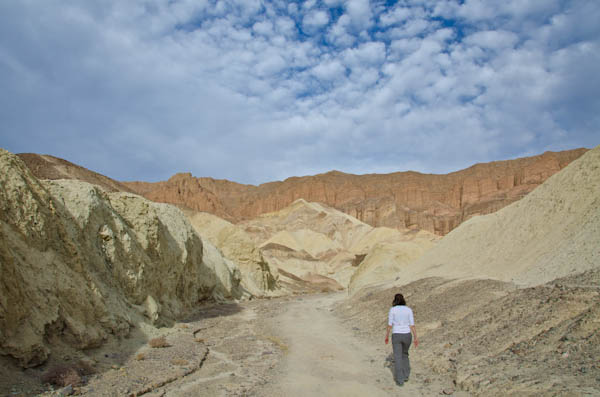 Red cathedral, Golden Canyon hike, Death Valley National Park