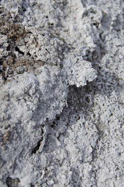 salt flats death valley national park - up close