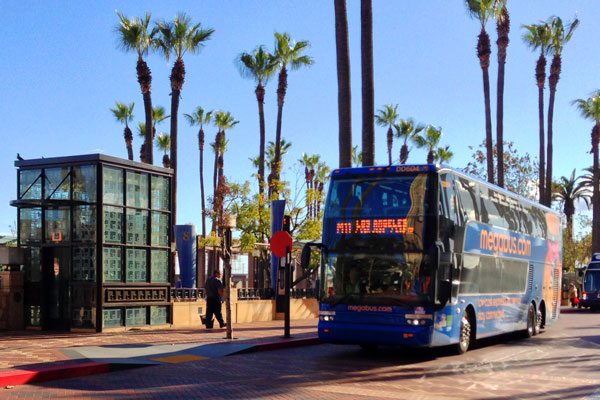 megabus double decker bus