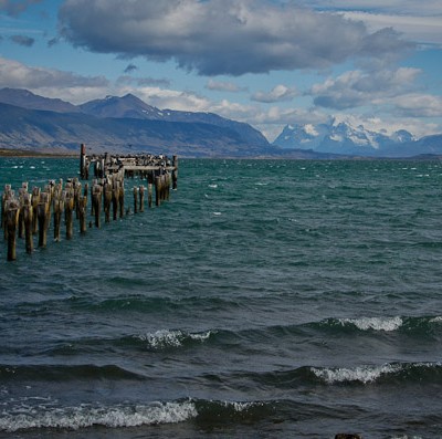 The Windy Shore of Puerto Natales, Chile