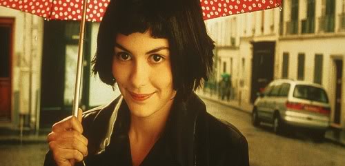 Amelie's red umbrella