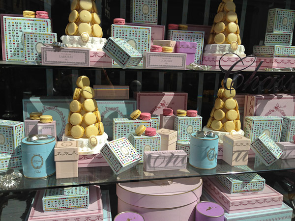 Laduree macarons--NOT my choice for best macarons in Paris