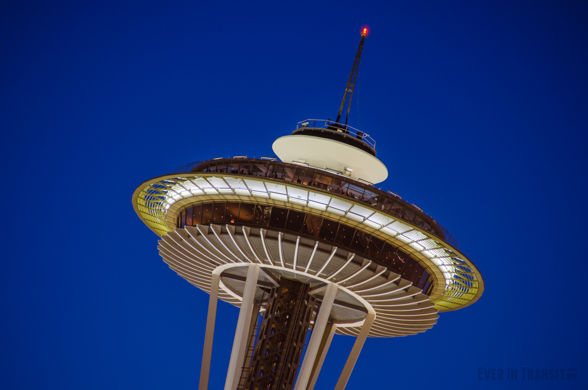 Seattle Space Needle At Night 