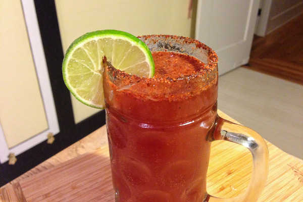 Easy Michelada Cocktail Recipe (Beer Bloody Mary)