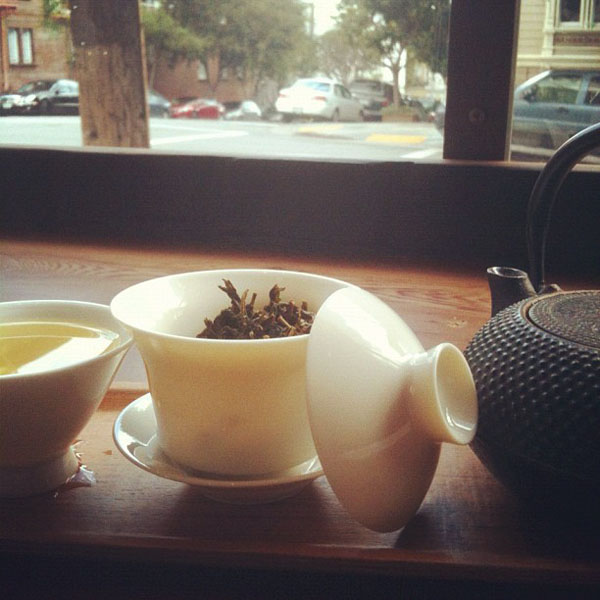 Oolong Tea at Samovar Tea Lounge in San Francisco