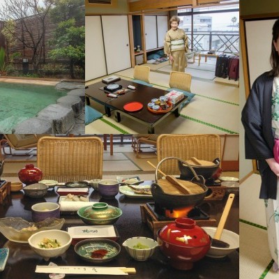 Visiting a Traditional Japanese Inn and Hot Spring Spa