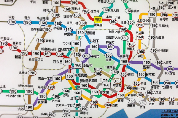 Tokyo metro map - 10 Things To Do in Tokyo