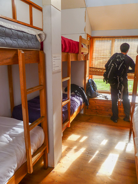 The dorms at Refugio Torre Central, Torres del Paine National Park, Chile