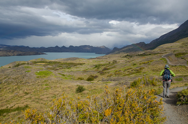 Hiking in Torres del Paine National Park, Chile, Patagonia