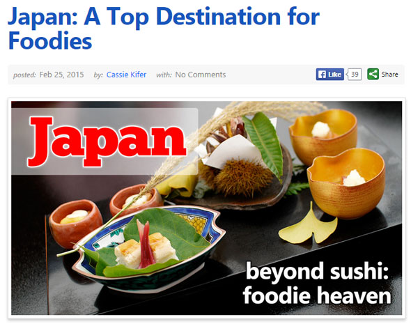 Japan for Foodies