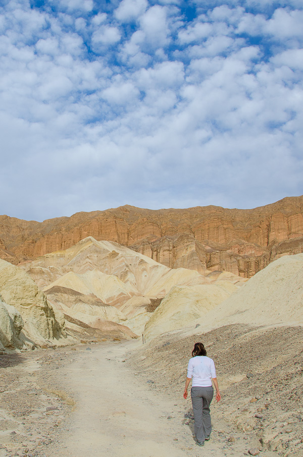 Exploring Death Valley National Park. Winter in California.