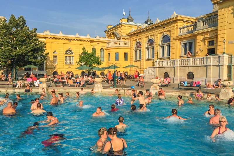 Soaking in the Thermal Baths of Budapest, Hungary Ever In Transit