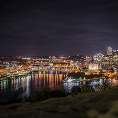 Pittsburgh at Night from near Duquesne Incline