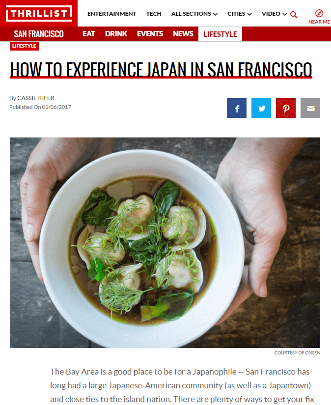 How to Experience Japan in San Francisco